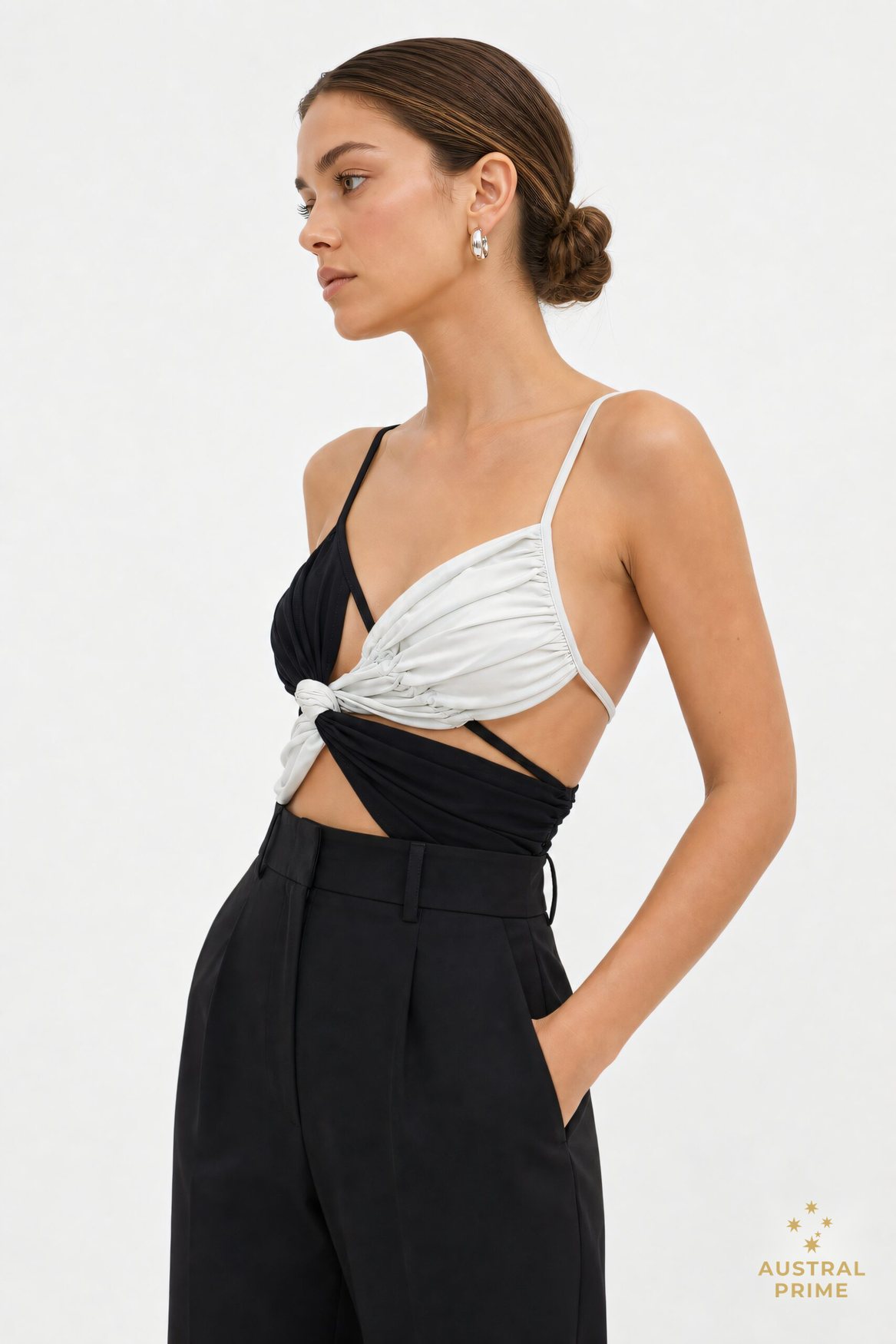 ATXV Lira Top in black silver — image 4 of 4