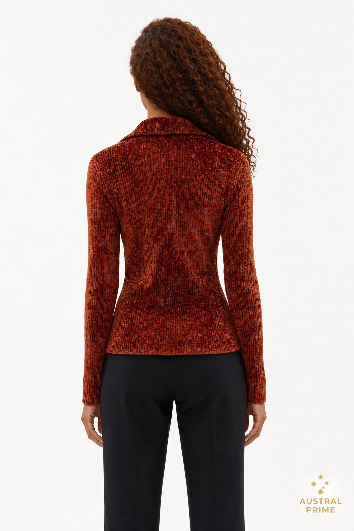 Aya Muse Cyro Top in rust — image 2 of 2