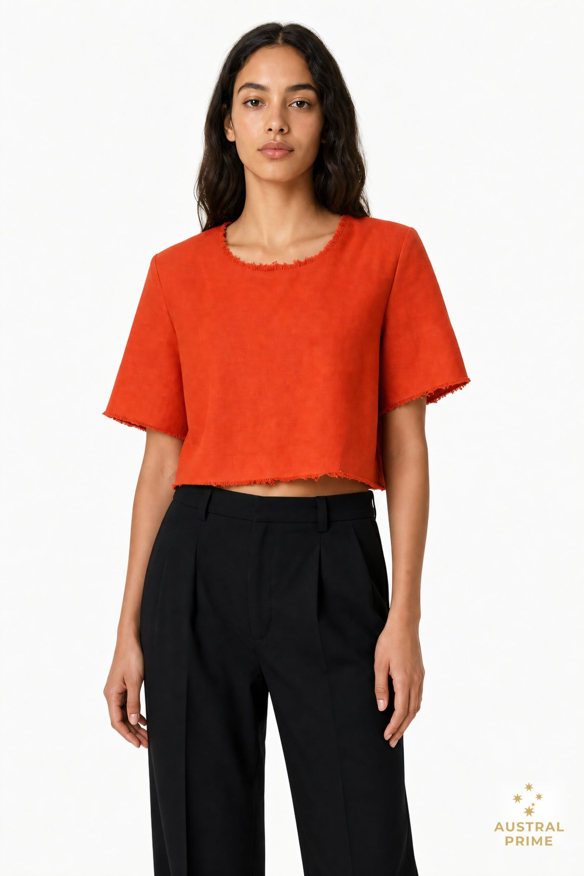 Celeste Tesoriero Conscious Canvas Top — Bright Red