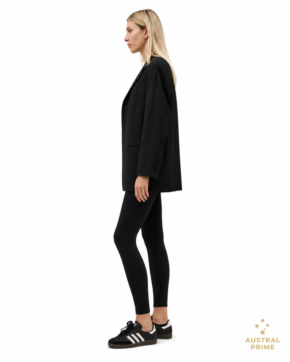 Havre Studio Tuxedo Blazer in black — image 3 of 3