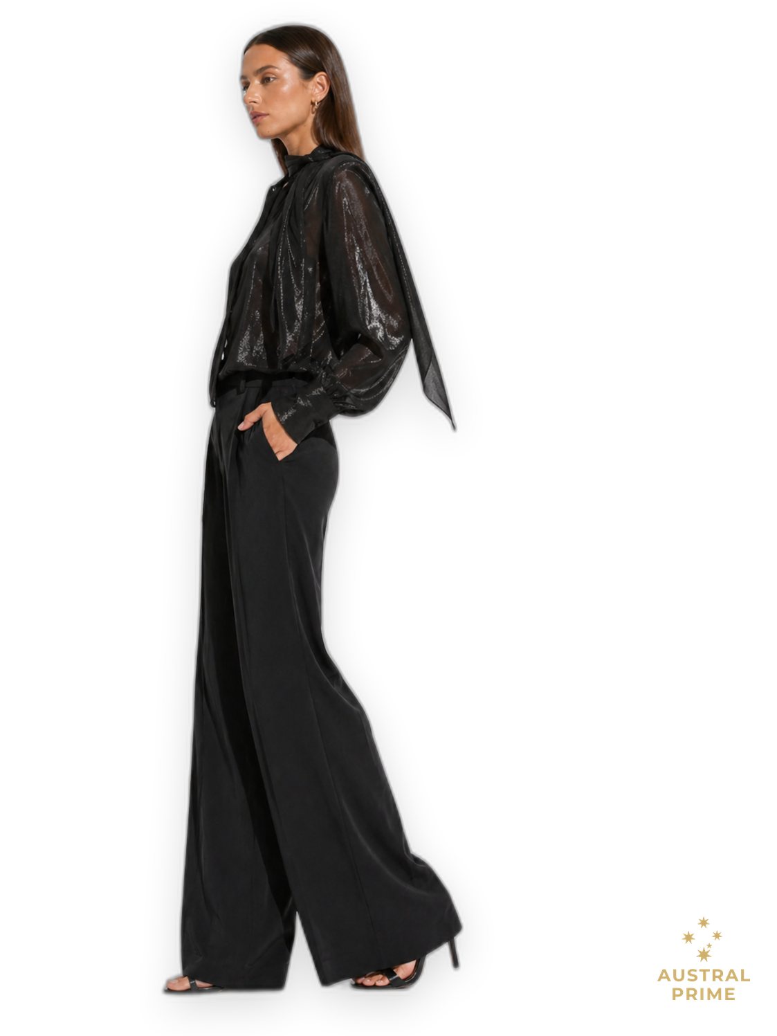 Petar Petrov Treasure Blouse in black — image 2 of 4