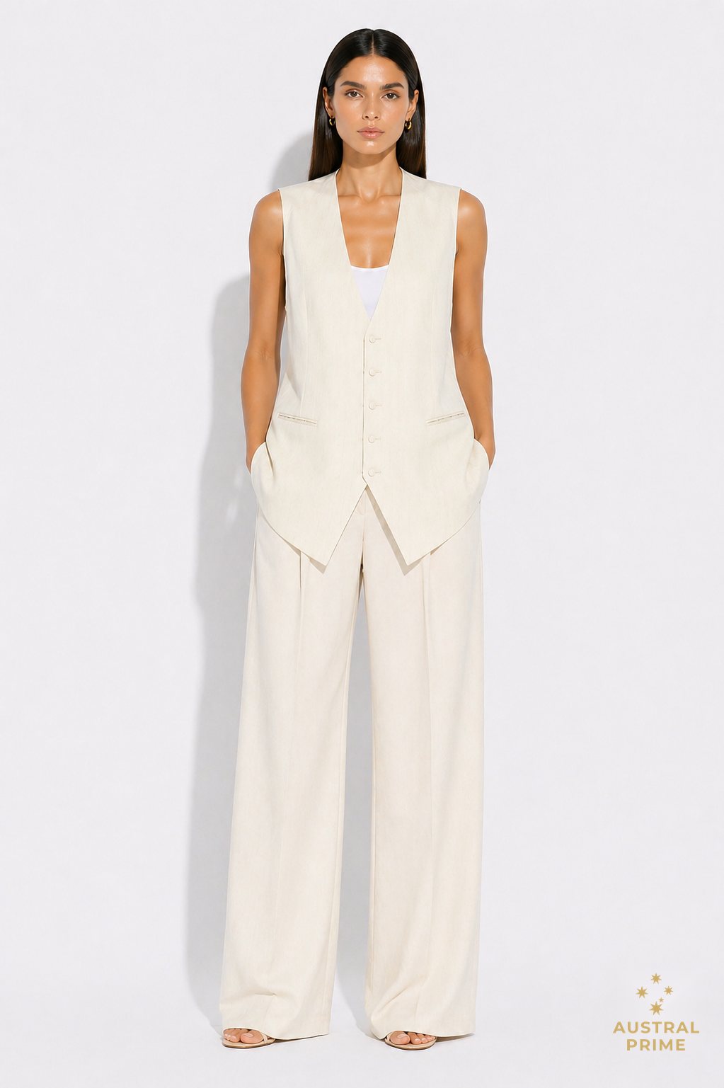 Petar Petrov Wali Straw Waistcoat