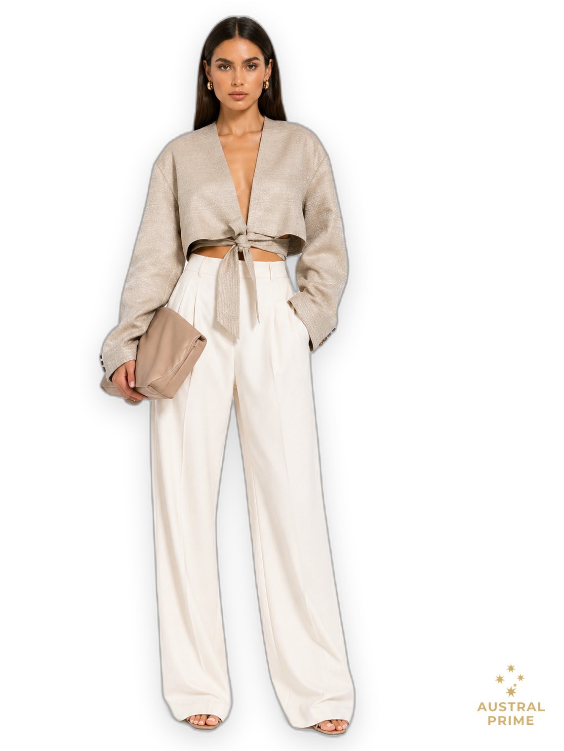 The Mannei Basse Blazer — Taupe