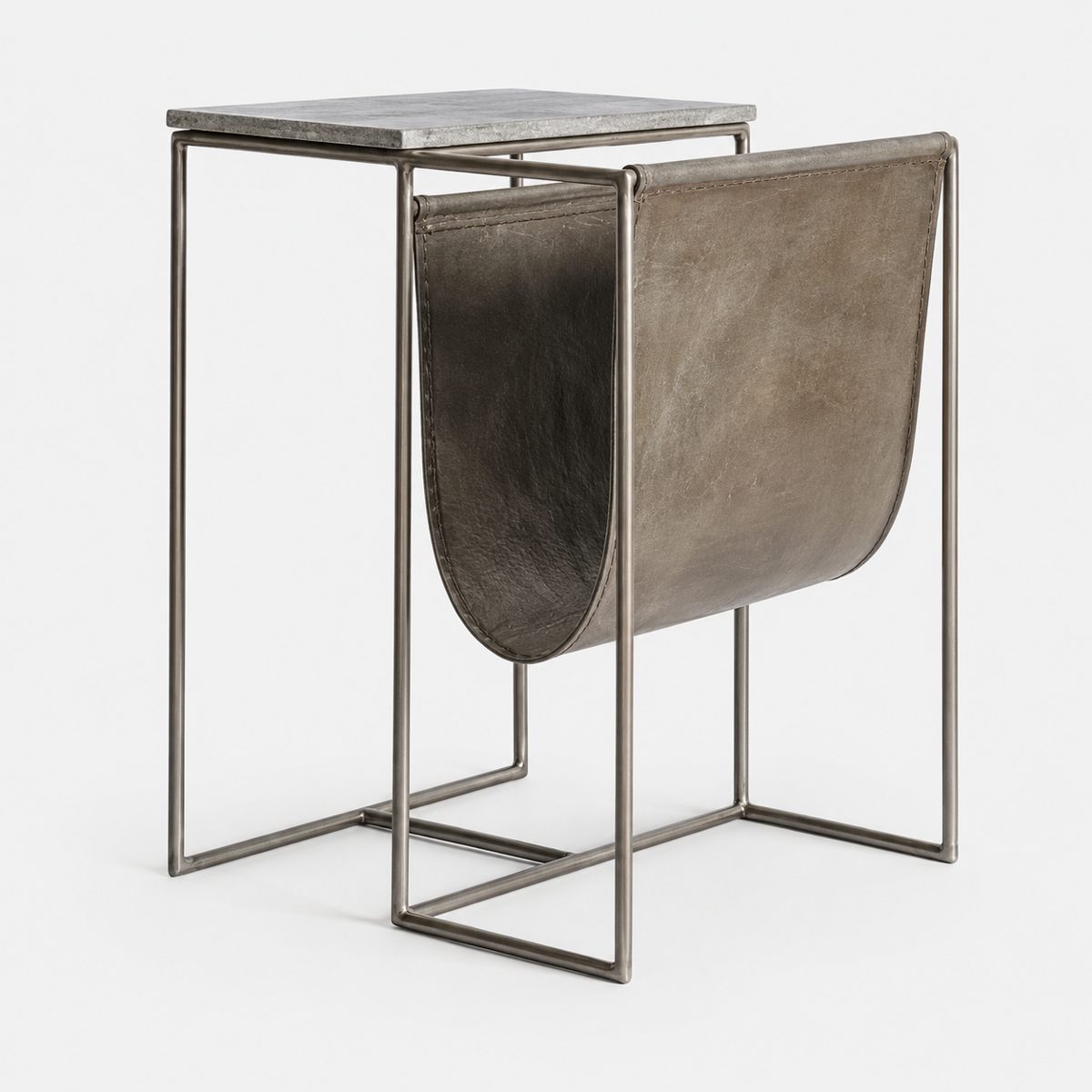 Kildare magazine side table — full view