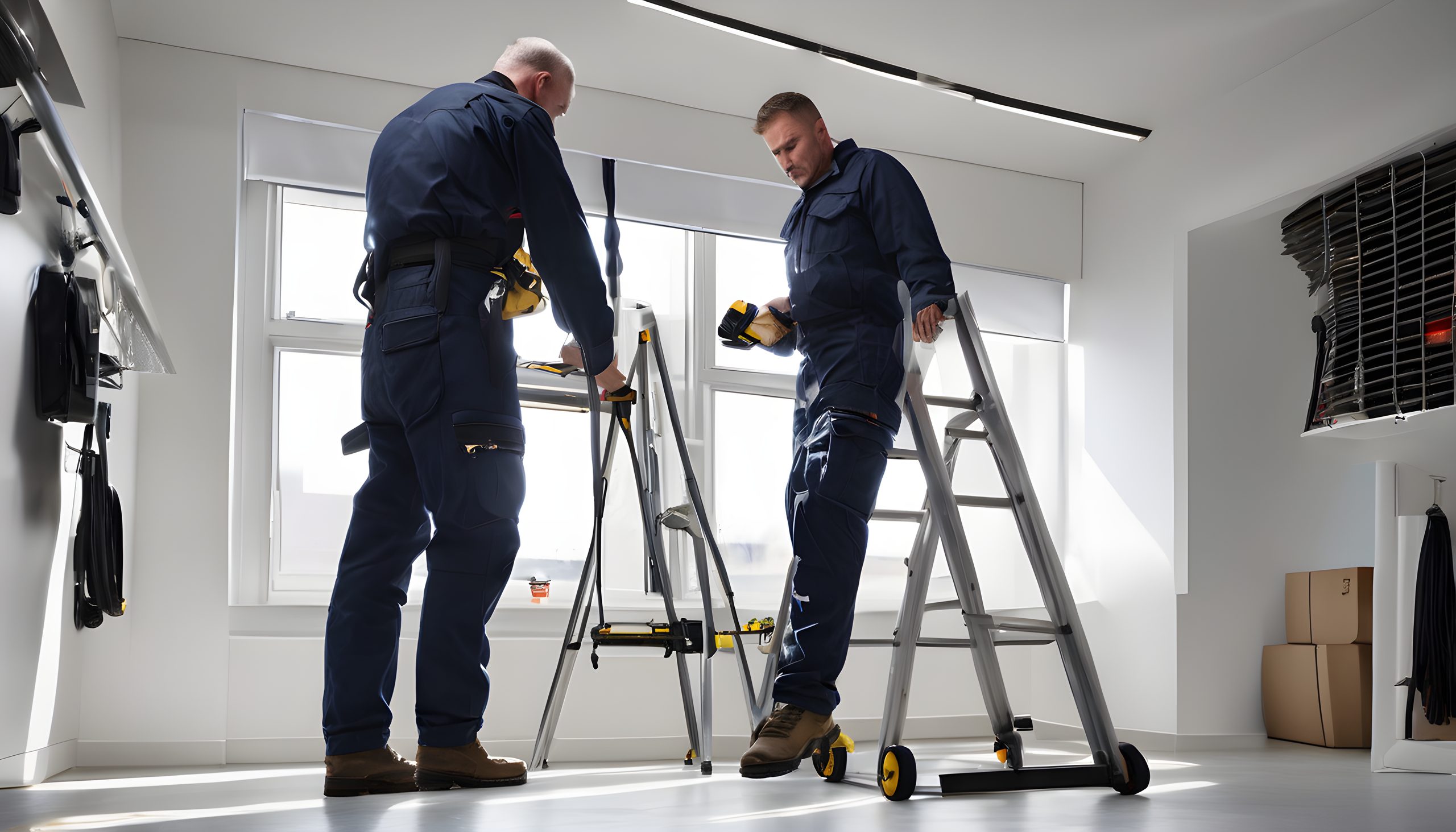 JCC lighting job lot for electricians — downlights, track fittings and connectors held ex-warehouse Leicester UK