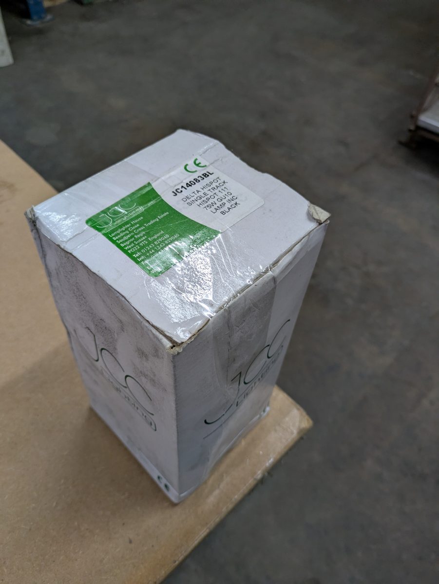 JCC JC14083 Delta Hi-Spot single track fitting — surplus UK stock
