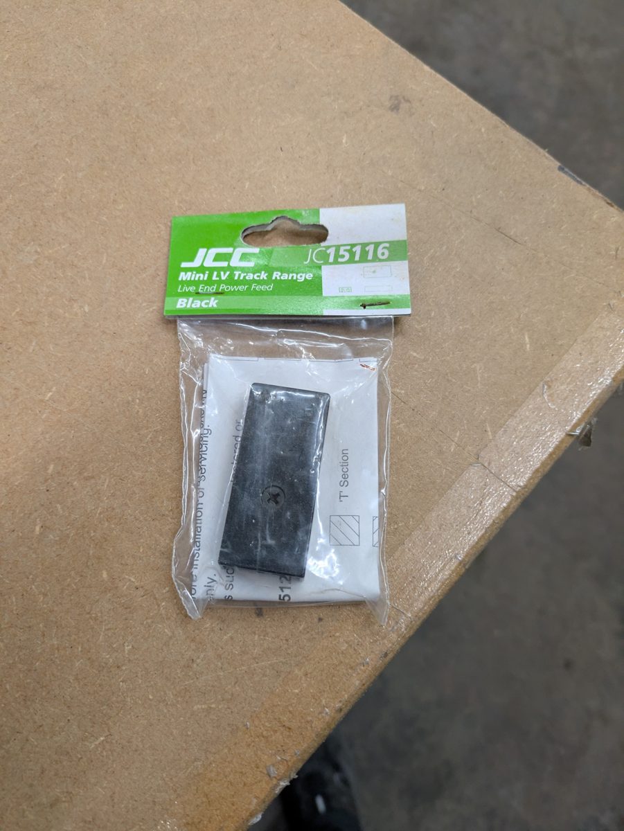 JCC JC15116 Mini LV Track Range component — surplus UK stock