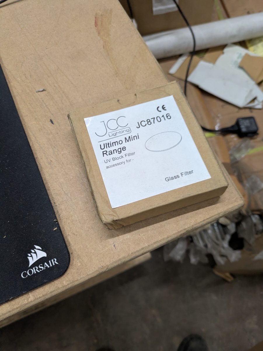 JCC JC87016 Ultimo Mini Range UV block filter — surplus UK stock